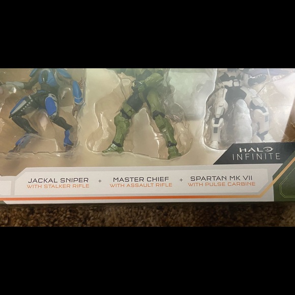Halo Heroes & Villans Spartan Action Figure 3 Pack ~ NEW - Picture 8 of 10